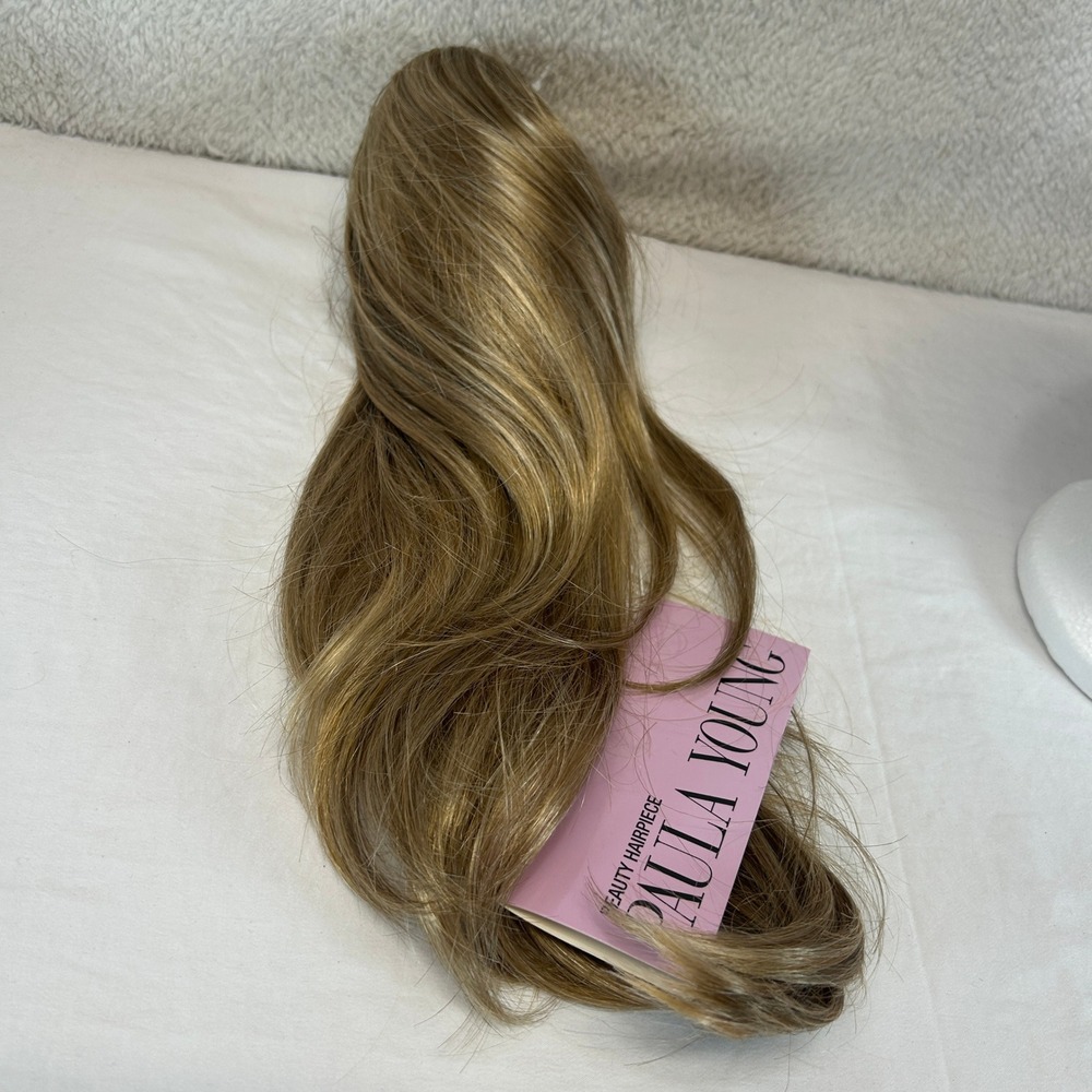 Paula‎ Young Long Layered Pony Hairpiece A0250 Honey Golden Blonde 14/26A New